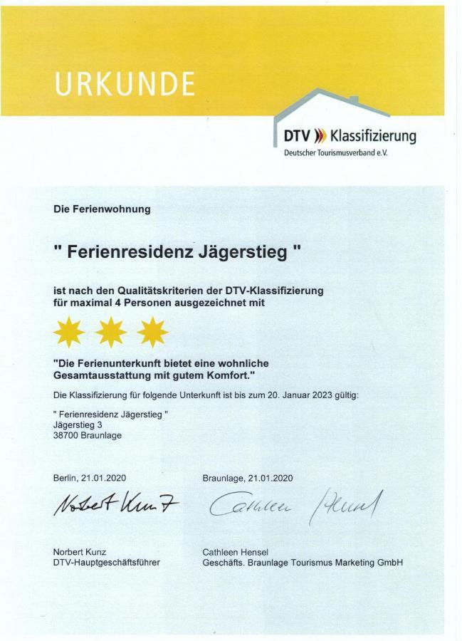 Ferienresidenz Jaegerstieg / Fewo Kruse Braunlage Kültér fotó